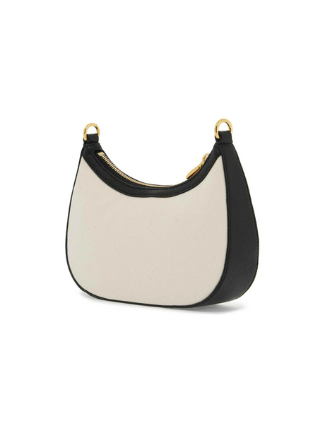 Bar Ellipse Organic Canvas Shoulder Bag.