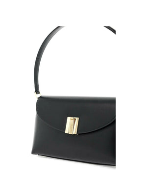 Brushed Leather Ollam Shoulder Bag.