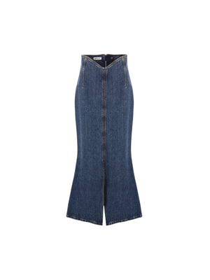 BALLY-Denim Mermaid Skirt-JOHN JULIA