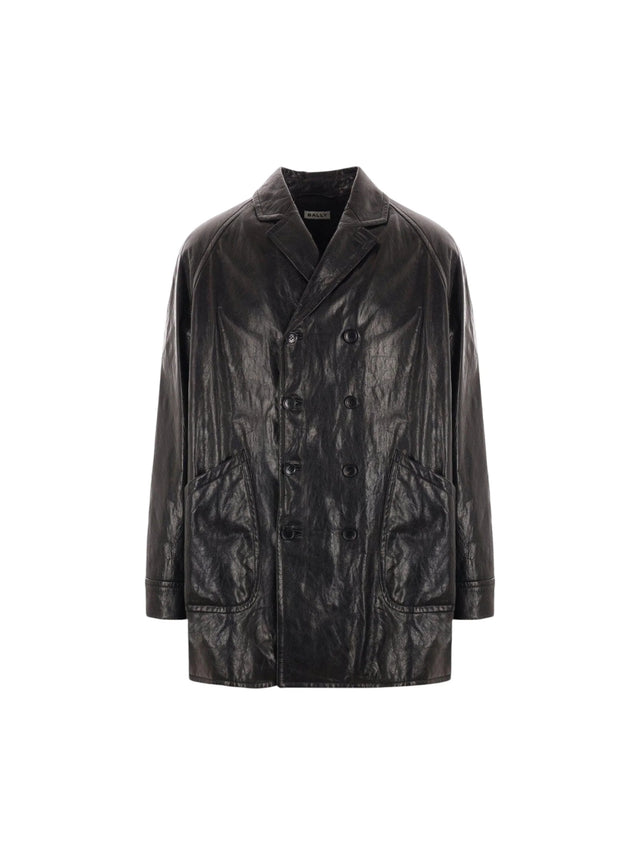 Double-breasted Nappa Coat-BALLY-JOHN JULIA