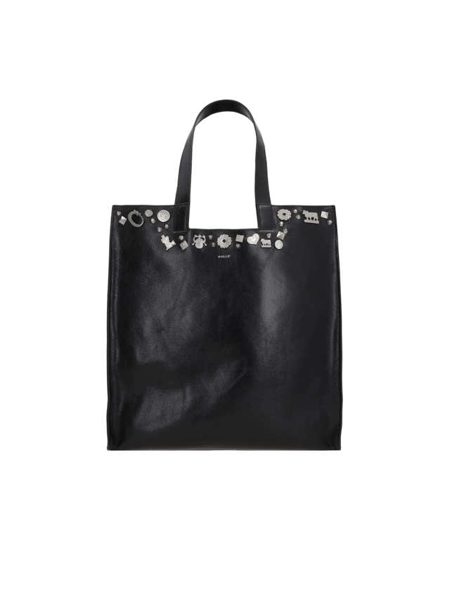 Easy Bally Shiny Leather Tote Bag-BALLY-JOHN JULIA