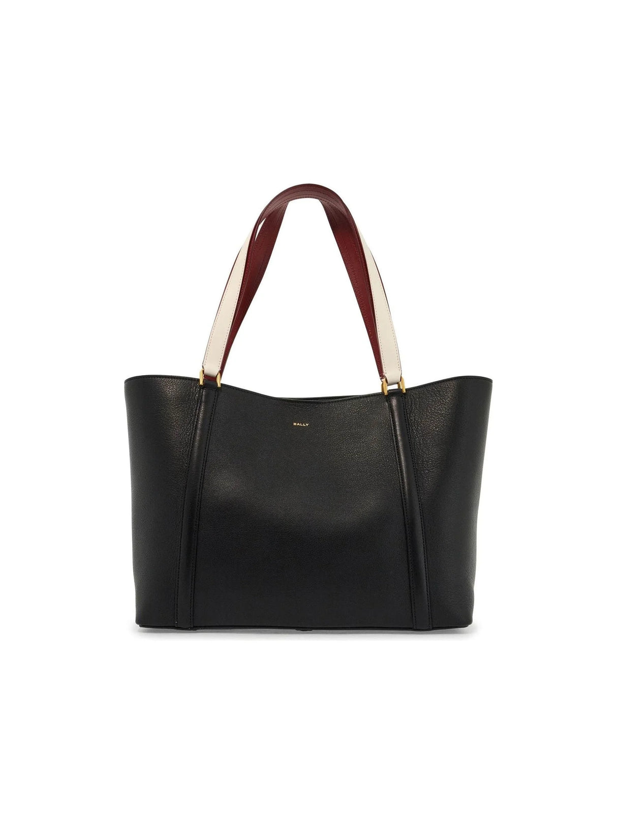 Code Embossed Leather Tote Bag-Bally-JOHN JULIA