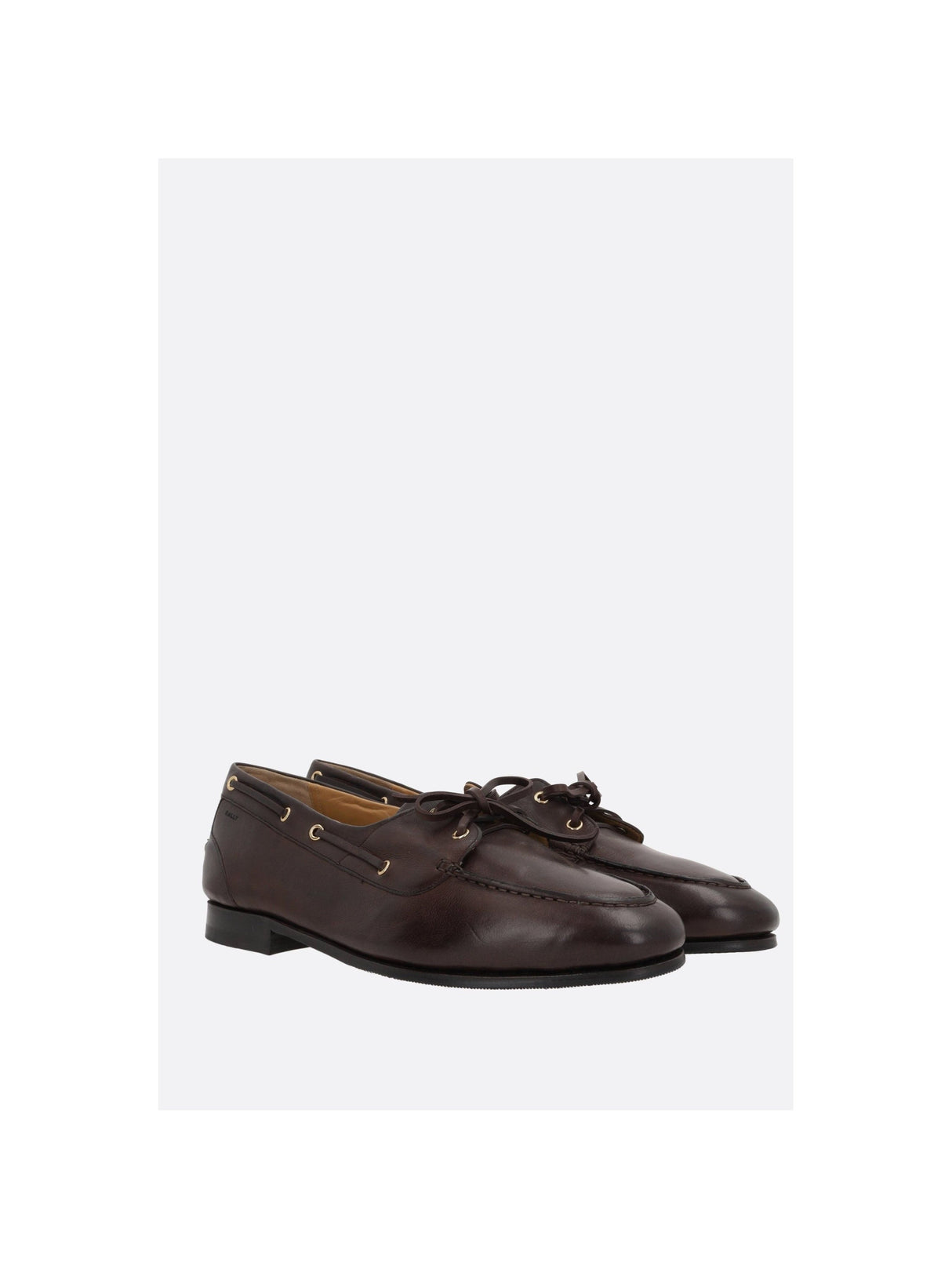 Pathy Laced Smooth Leather Loafers-BALLY-JOHN JULIA