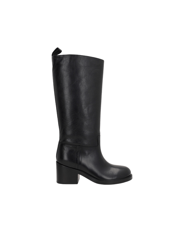 Peggy Smooth Leather Boots-BALLY-JOHN JULIA