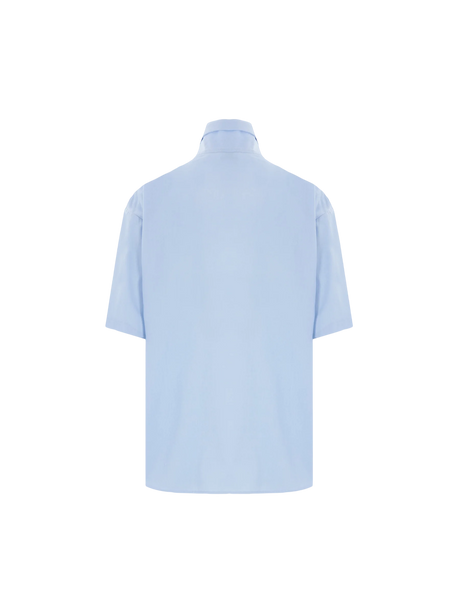 Poplin Short-sleeved Shirt-BALLY-JOHN JULIA