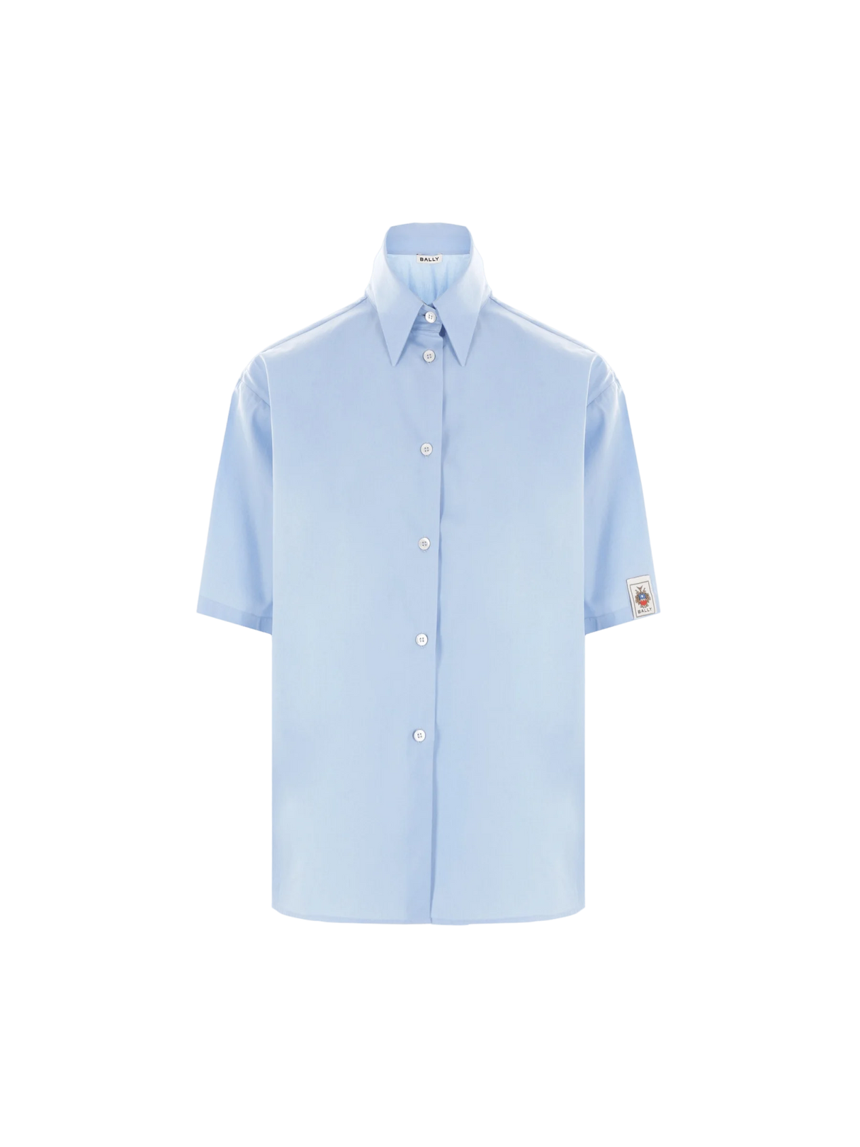 Poplin Short-sleeved Shirt-BALLY-JOHN JULIA