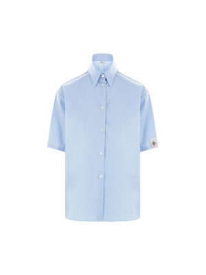 Poplin Short-sleeved Shirt-BALLY-JOHN JULIA