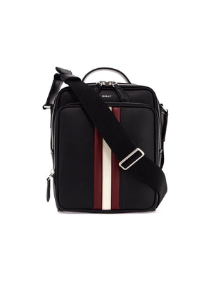 BALLY-Recycled Leather Mythos Crossbody Bag -JOHN JULIA.