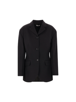 Single-breasted Drill Jacket-BALLY-JOHN JULIA