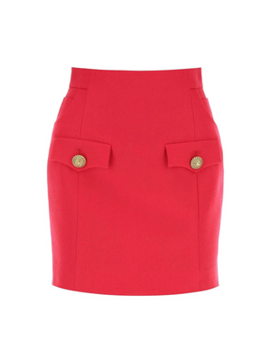 Grain De Poudre Mini Skirt BALMAIN JOHN JULIA.