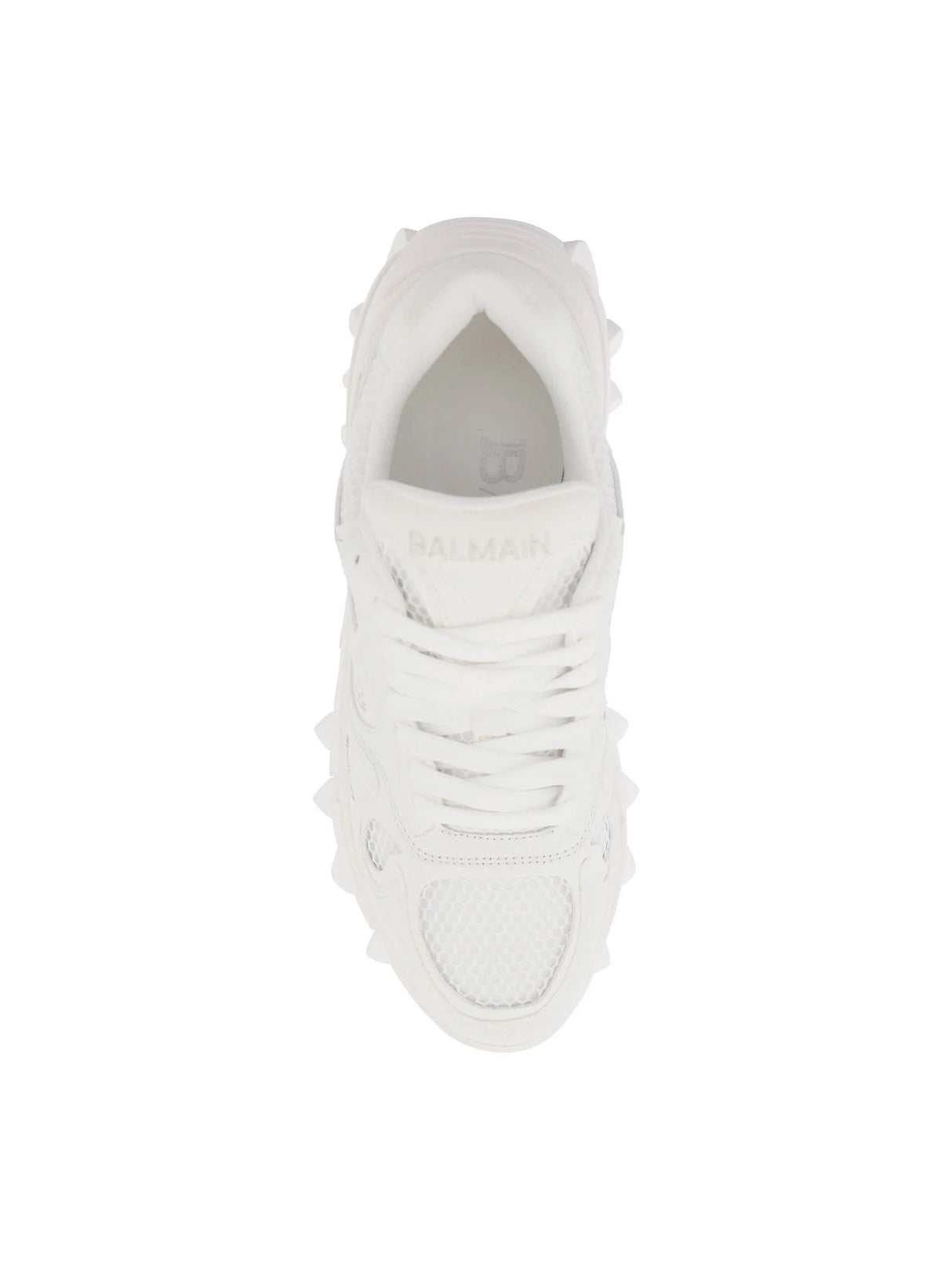 B-east Leather And Mesh Sneakers