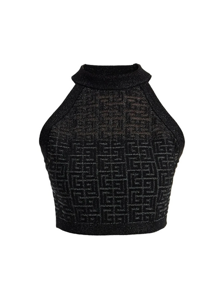 PB Labyrinth Lurex Knit Top.