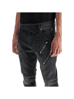 Slim Fit Biker Jeans.