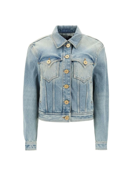 Western Denim Jacket BALMAIN JOHN JULIA.