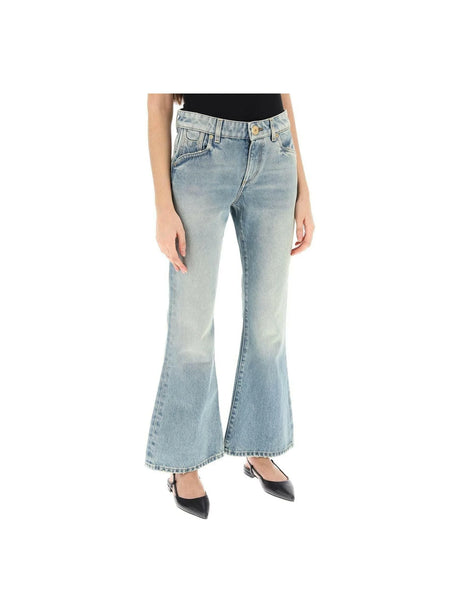 Western Style Crop Bootcut Jeans BALMAIN JOHN JULIA.