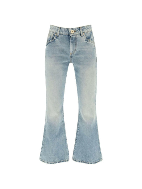 Western Style Crop Bootcut Jeans BALMAIN JOHN JULIA.