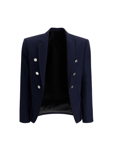 Wool 6-Button Jacket.