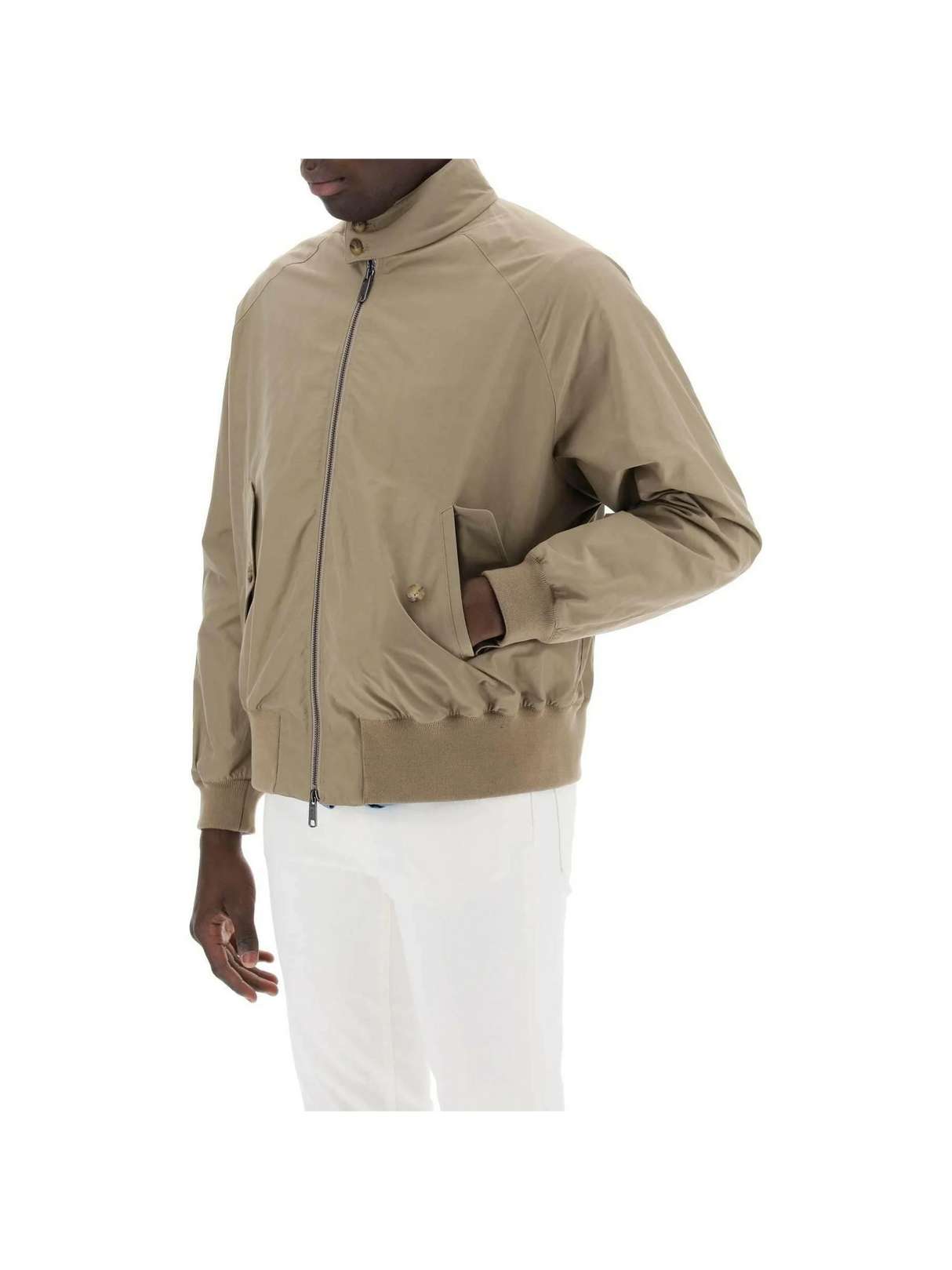 Tan Harrington G9 Clicker Jacket BARACUTA JOHN JULIA.