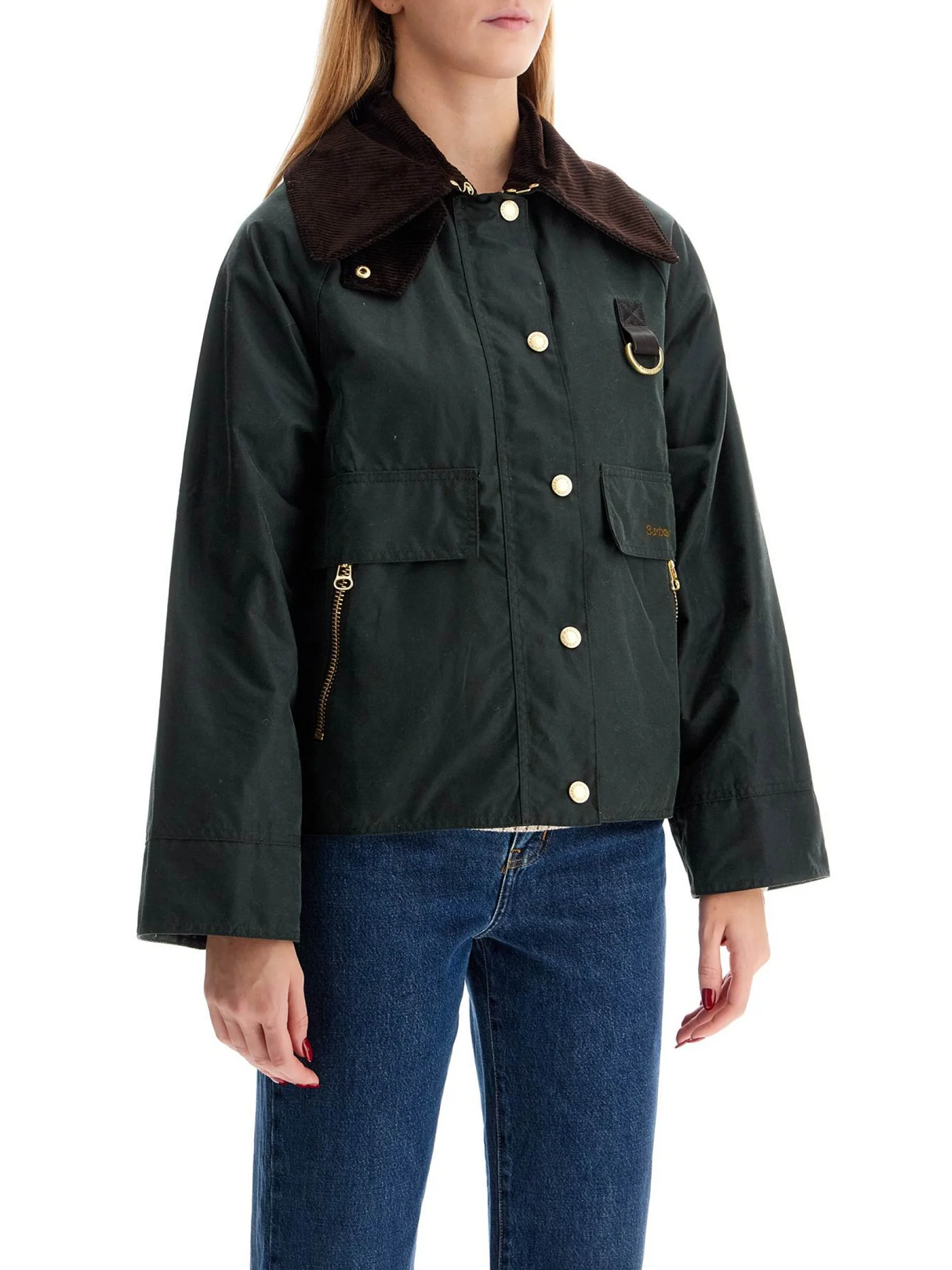 A-line Cotton Waxed Jacket