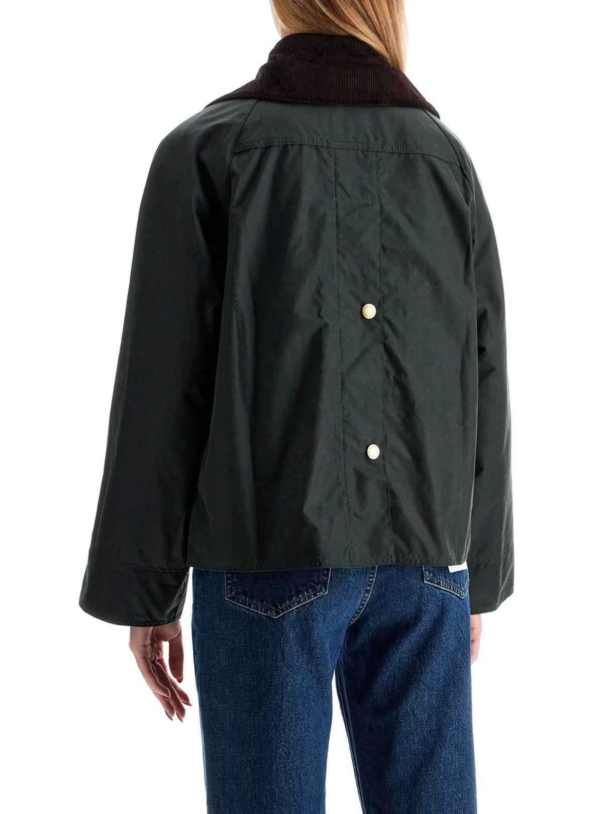 A-line Cotton Waxed Jacket