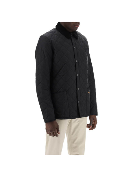 BARBOUR-Diamond-Quilted Nylon Heritage Liddesdale Jacket-JOHN JULIA