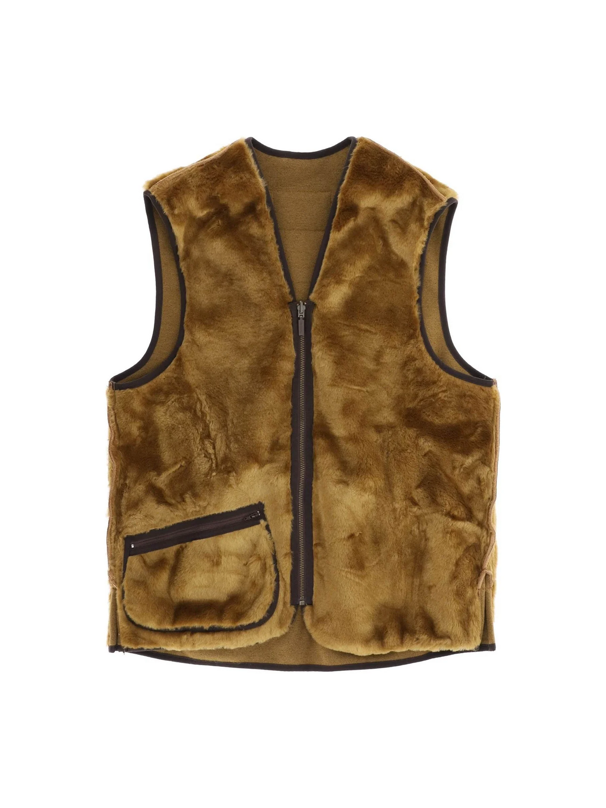 Reversible Vest Pile and Knitted Design - Men > Clothing > Outerwear > Vests