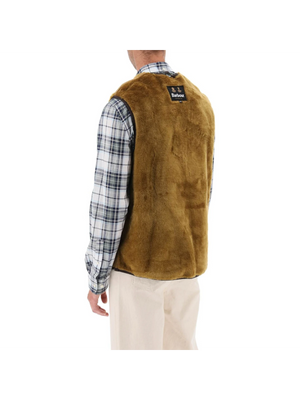 Reversible Vest Pile and Knitted Design - Men > Clothing > Outerwear > Vests