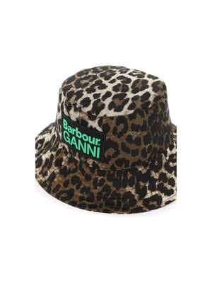 Waxed Leopard Print Bucket Hat - Women > Accessories > Hats and hair accessories > Hats