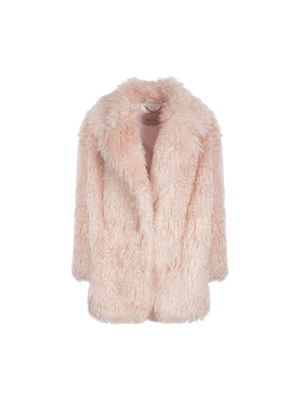 Mohair Fur Single-breasted Jacket-BECAGLI-JOHN JULIA