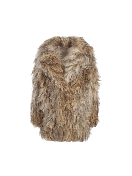 Mohair Fur Single-breasted Jacket-BECAGLI-JOHN JULIA