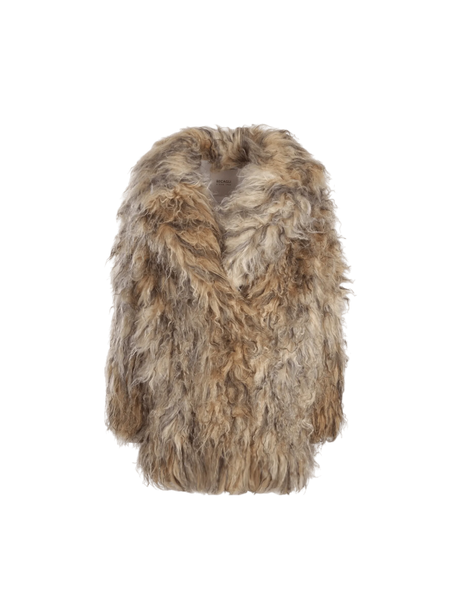 Mohair Fur Single-breasted Jacket-BECAGLI-JOHN JULIA