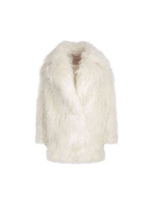 Mohair Fur Single-breasted Jacket-BECAGLI-JOHN JULIA