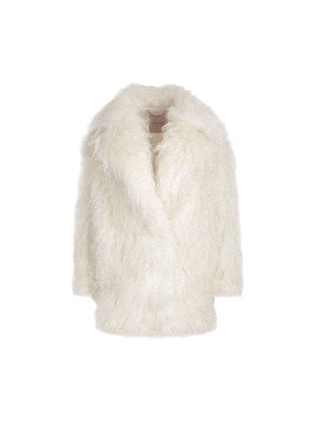 Mohair Fur Single-breasted Jacket-BECAGLI-JOHN JULIA