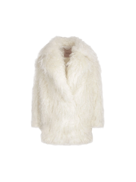 Mohair Fur Single-breasted Jacket-BECAGLI-JOHN JULIA