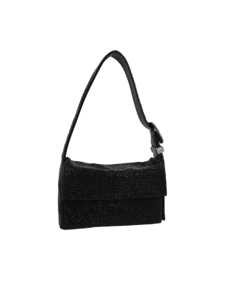 Vitty Crystal-Embellished Metal Mesh Bag-BENEDETTA BRUZZICHES-JOHN JULIA