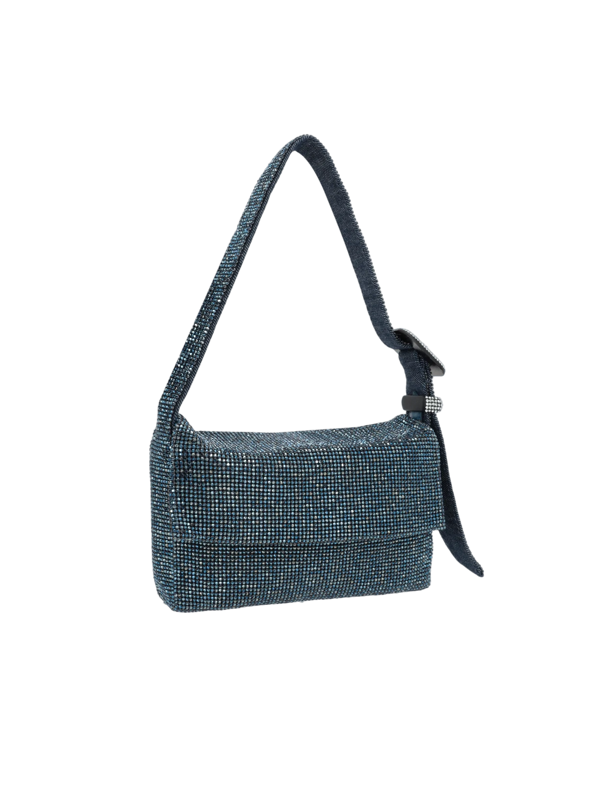 Vitty Crystal-Embellished Metal Mesh Bag-BENEDETTA BRUZZICHES-JOHN JULIA