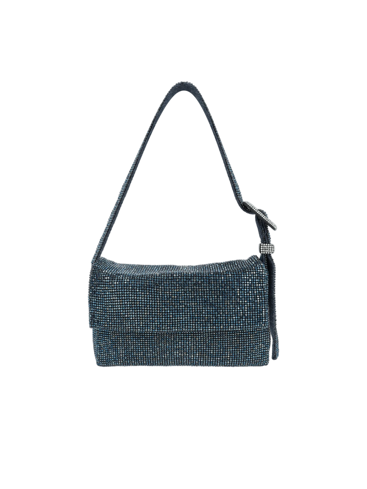 Vitty Crystal-Embellished Metal Mesh Bag-BENEDETTA BRUZZICHES-JOHN JULIA