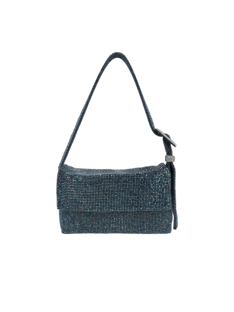 Vitty Crystal-Embellished Metal Mesh Bag-BENEDETTA BRUZZICHES-JOHN JULIA