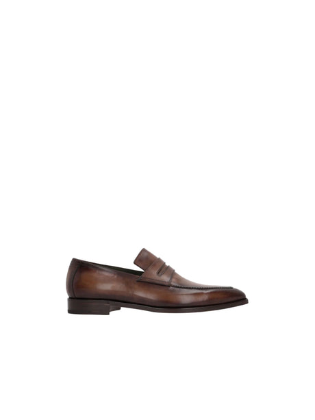 BERLUTI-Andy Demesure Venezia Leather Loafers-JOHN JULIA