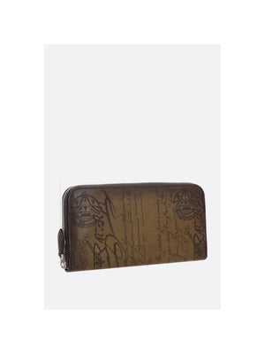 BERLUTI-Itauba Zip-Around Wallet In Scritto Leather-JOHN JULIA