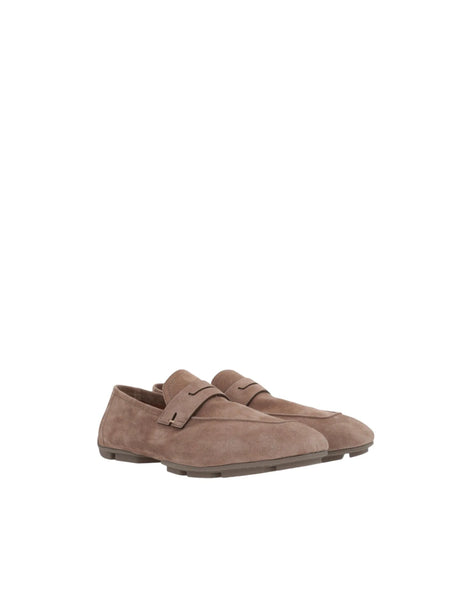 Lorenzo Drive Suede Loafers-BERLUTI-JOHN JULIA