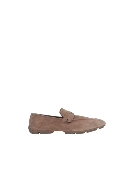 Lorenzo Drive Suede Loafers-BERLUTI-JOHN JULIA