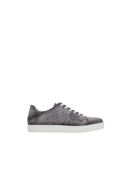 Scritto Leather Playtime Sneakers-BERLUTI-JOHN JULIA