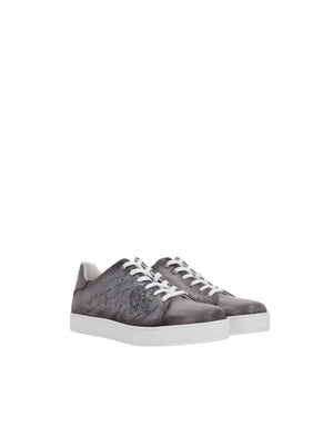 Scritto Leather Playtime Sneakers-BERLUTI-JOHN JULIA