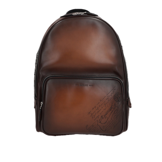 Time Off Scritto Leather Backpack-BERLUTI-JOHN JULIA