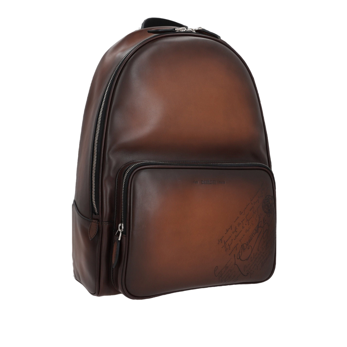 Time Off Scritto Leather Backpack-BERLUTI-JOHN JULIA