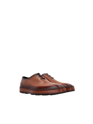 Venezia Leather Alessandro Alto Oxford Shoes-BERLUTI-JOHN JULIA