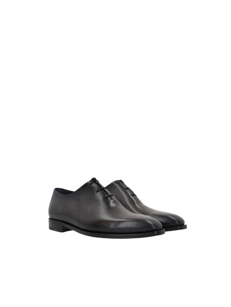 Venezia Leather Oxford Shoes-BERLUTI-JOHN JULIA