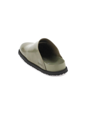 Niamey Shiny Leather Sabot Clogs