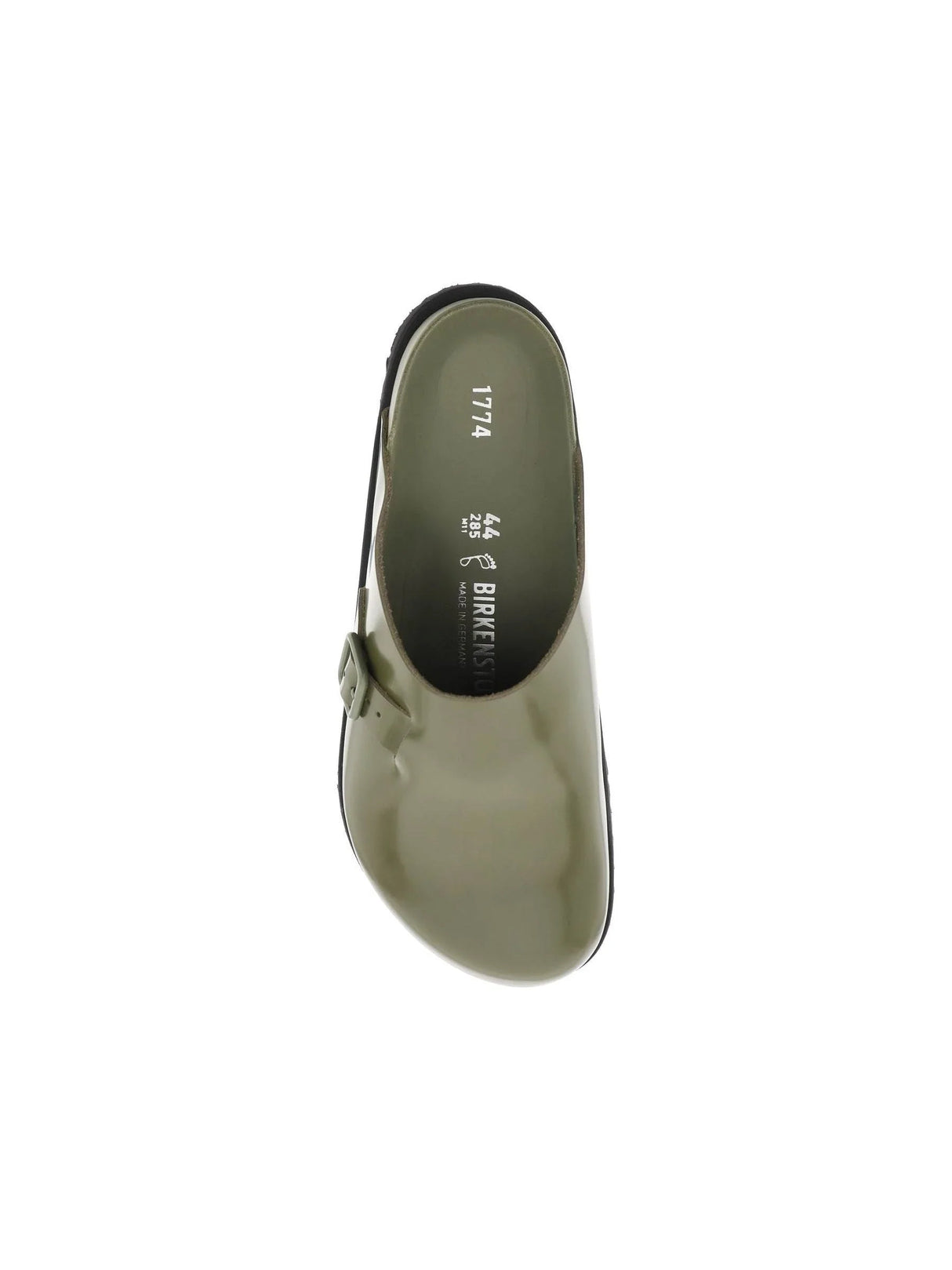 Niamey Shiny Leather Sabot Clogs